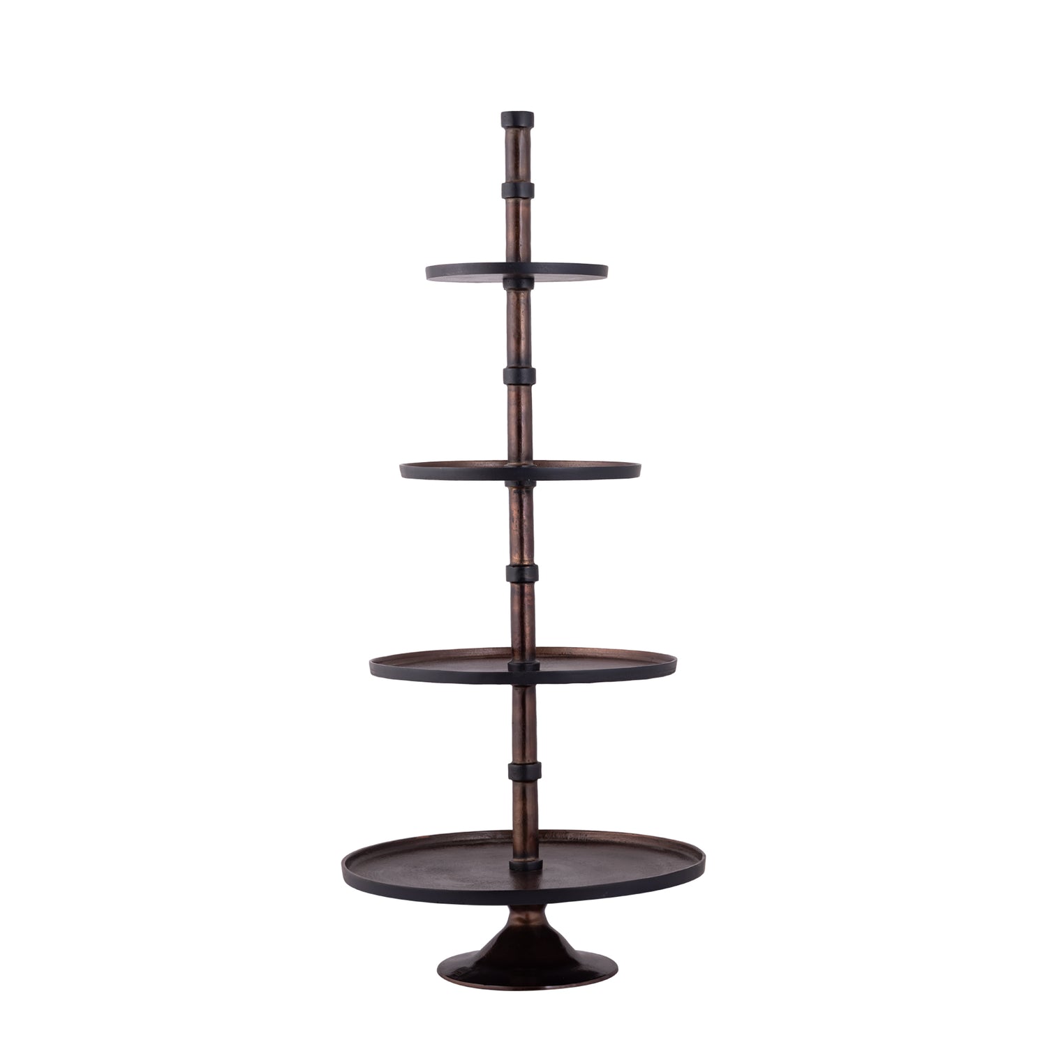 Glinda Koper Aluminium Etagere Rond L 135x57x57 cm