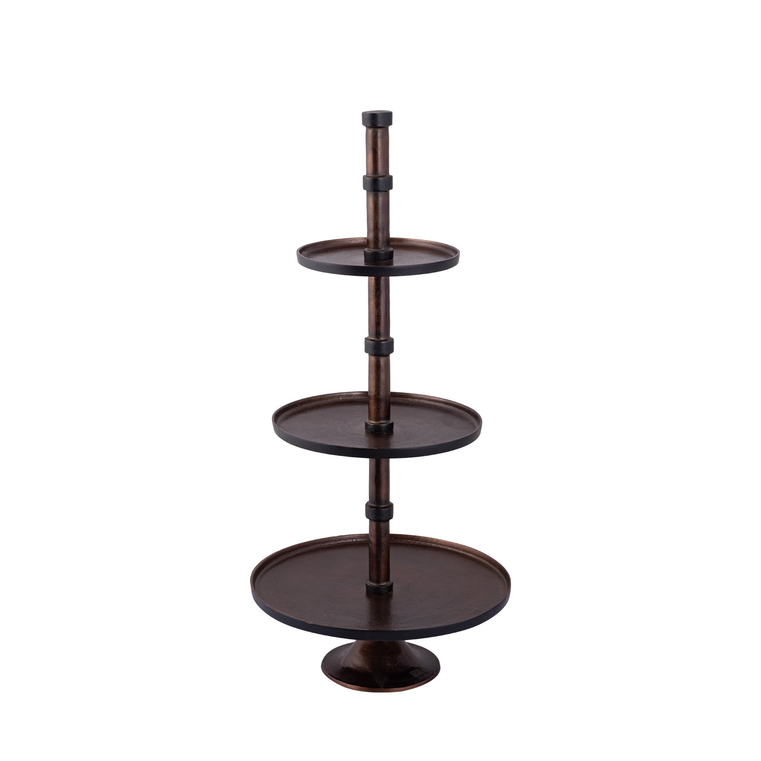 Glinda Koper Aluminium Etagère Rond S 103x49x49 cm