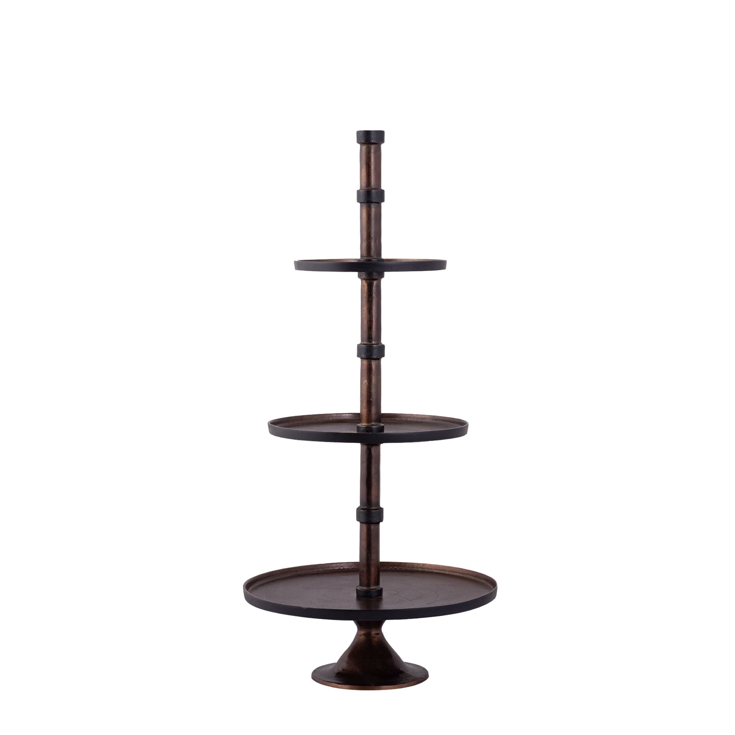 Glinda Koper Aluminium Etagère Rond S 103x49x49 cm