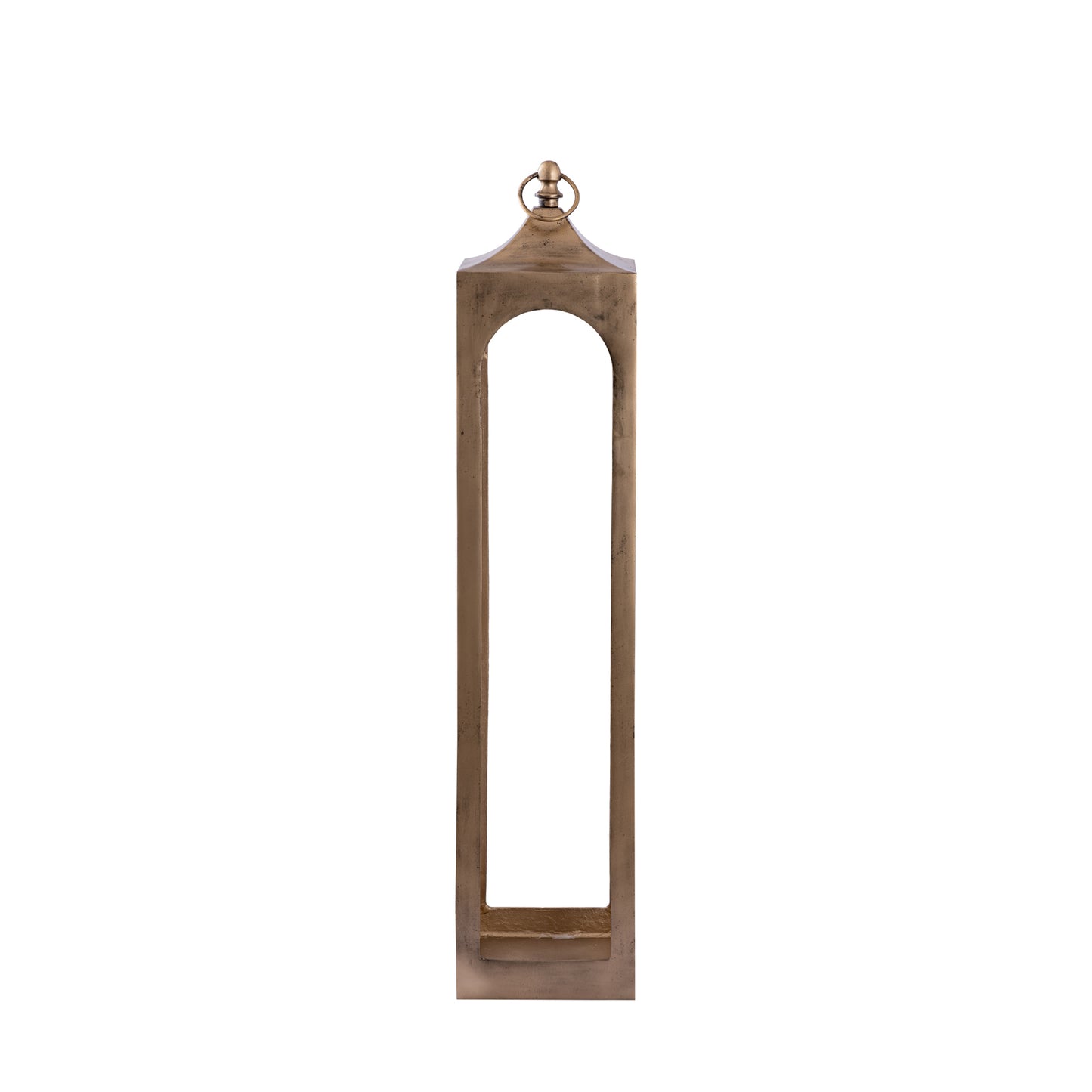 Alden Brass Alu Lanterns Open Set Of 3