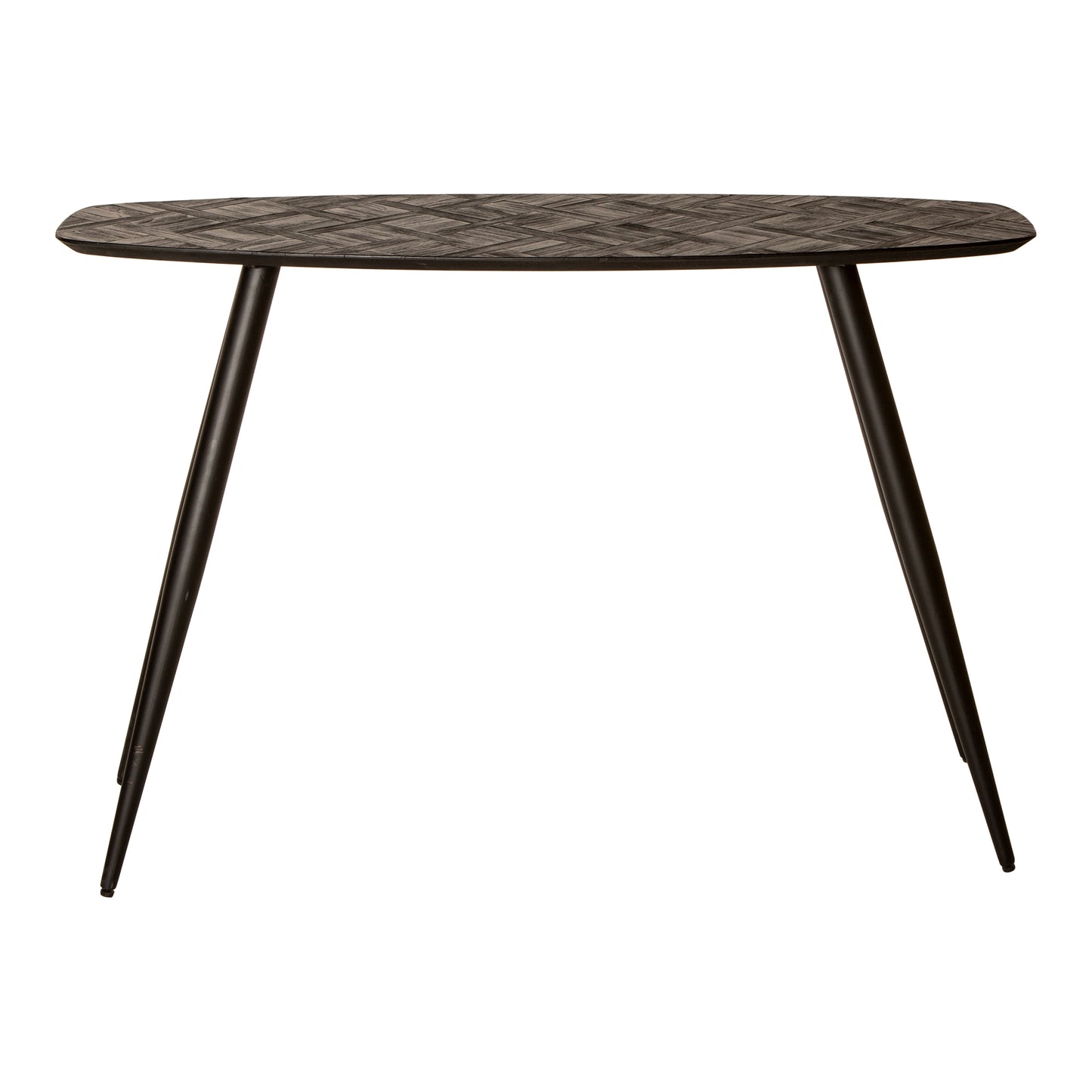 Tyano Black Recycled Teak Wood Side Table