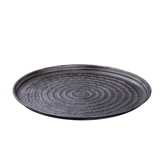Shailene Nikkel Ijzeren Schaal Cirkels Set van 2 - 2 Sets 3.5x50x50 cm
