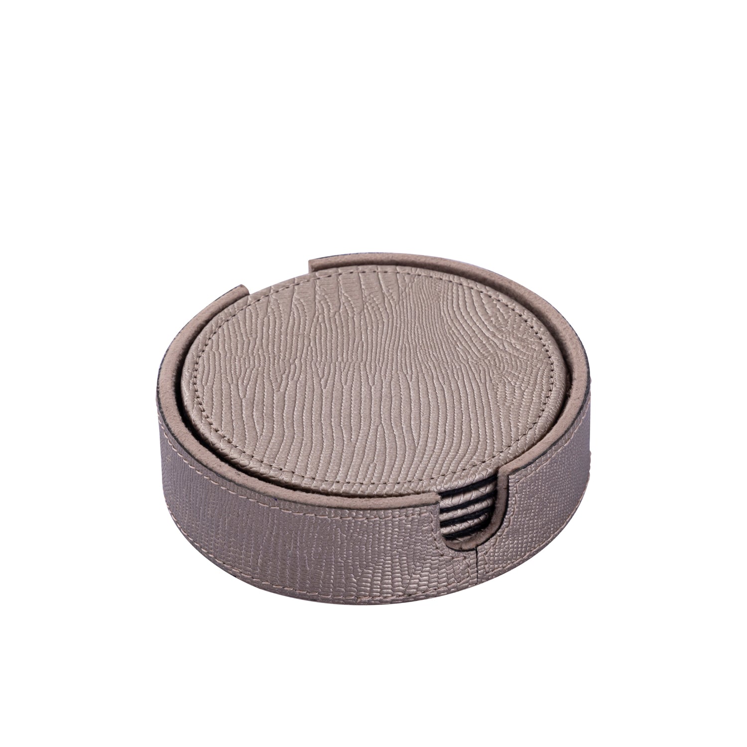 Rafal Champagne Onderzetters Rond Set van 6 Stuks - 6 Sets 3x13x13 cm