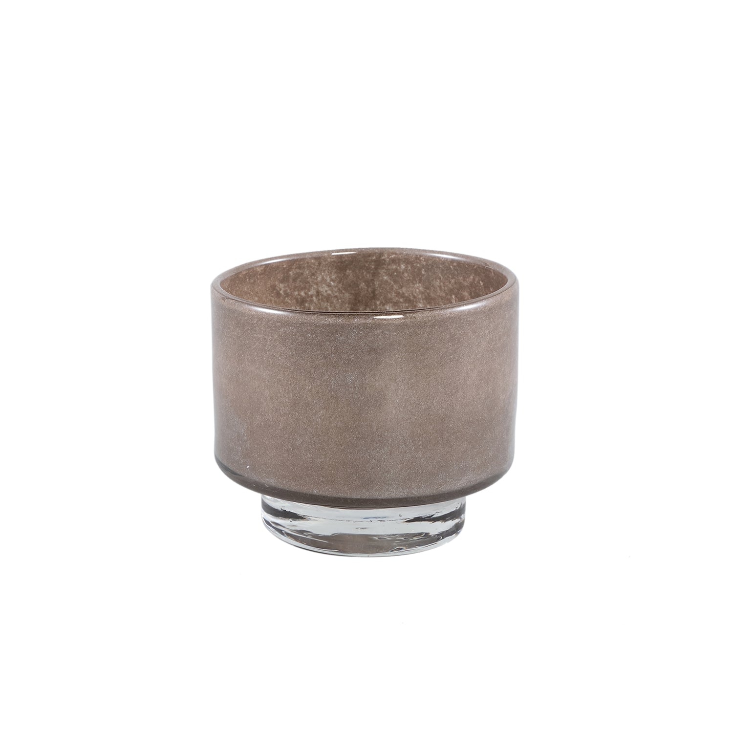 Josiah Bruin Glazen Theelichthouder Op Voet S - Set van 6 Stuks - 6 Sets 8.5x10x10 cm
