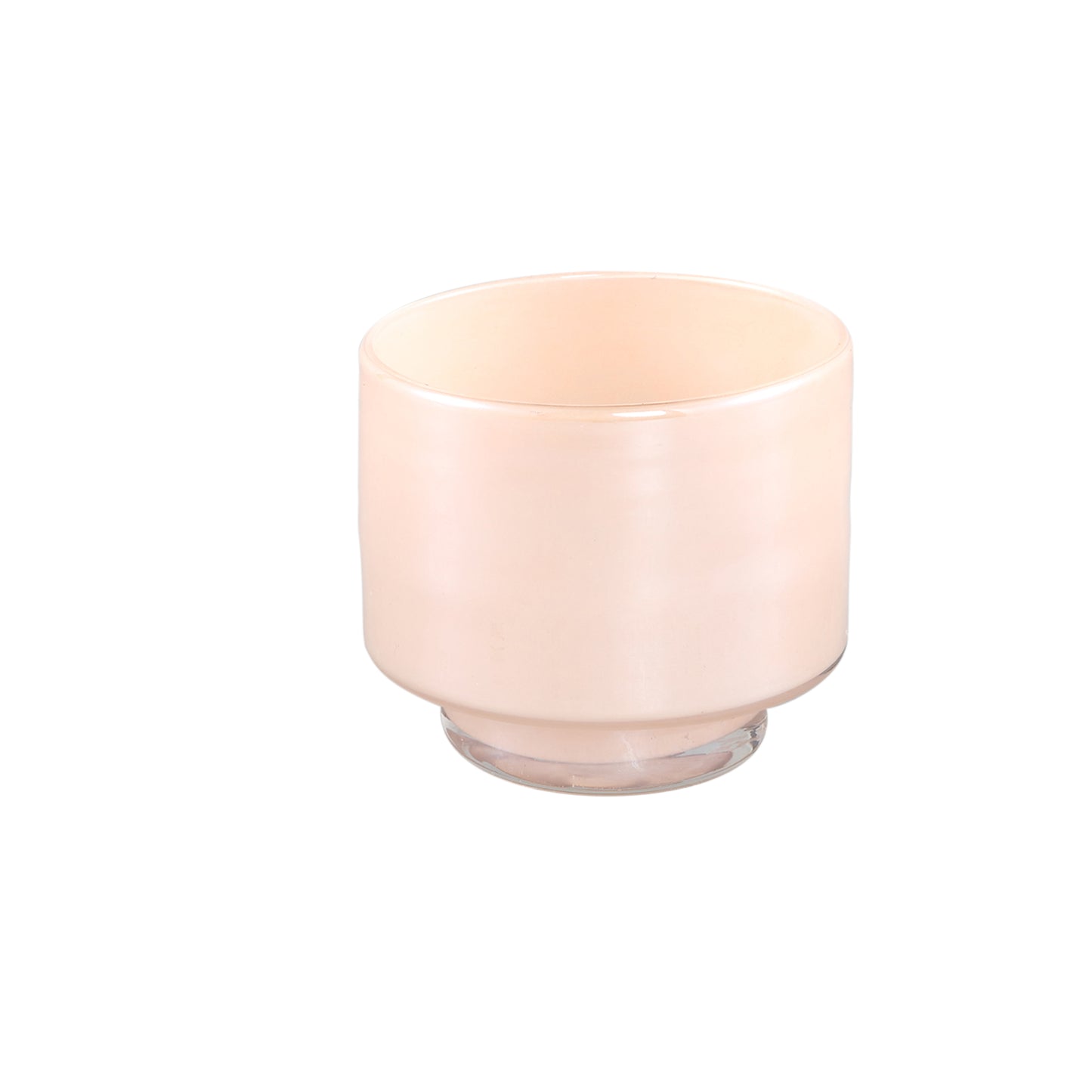 Josiah Beige Glazen Theelicht Op Voet Set Van 6 Stuks - 6 Sets 8.5x10x10 cm
