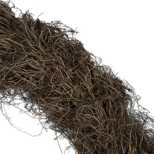 Wreath Riet Bruin Wortel XL Set van 2 - 2 Sets 100x100x22 cm