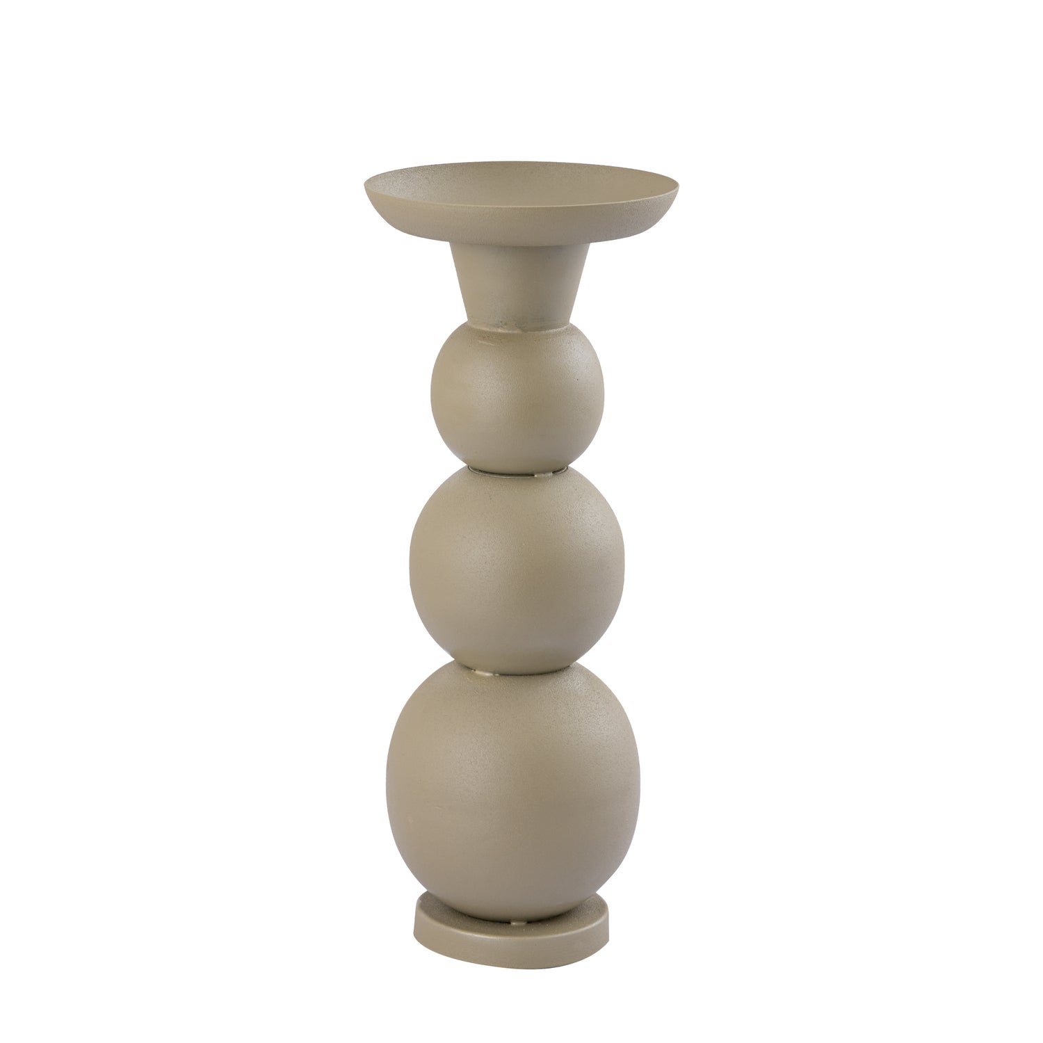 Shannan Groen Ronde Ijzeren Kandelaar Met Bollen M 45x18x18 cm
