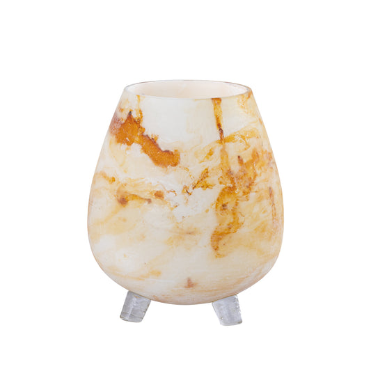 Jamillia Yellow Round Glass Stormlight On Feet L