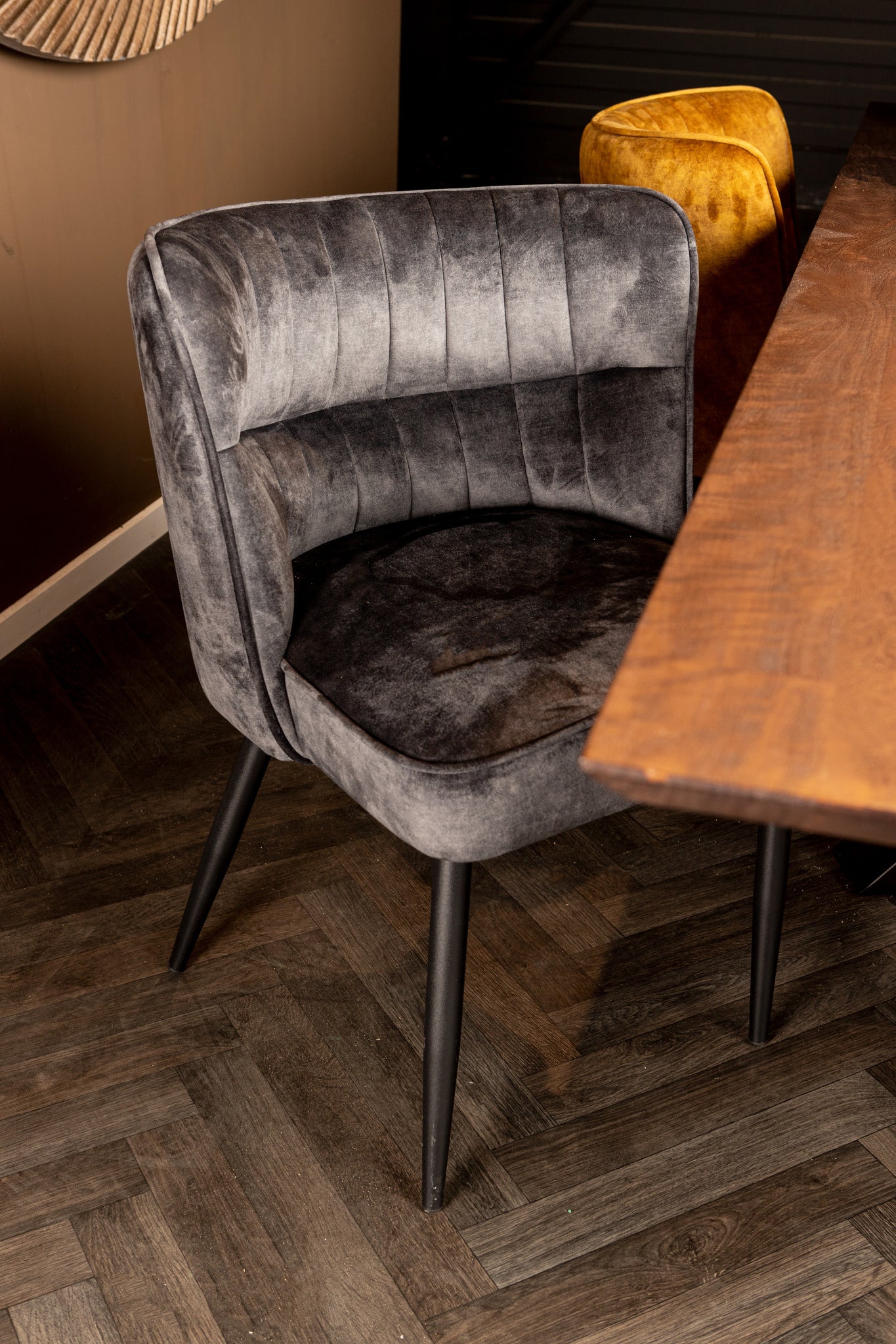 Marth Grey Dining Chair (set of 2)