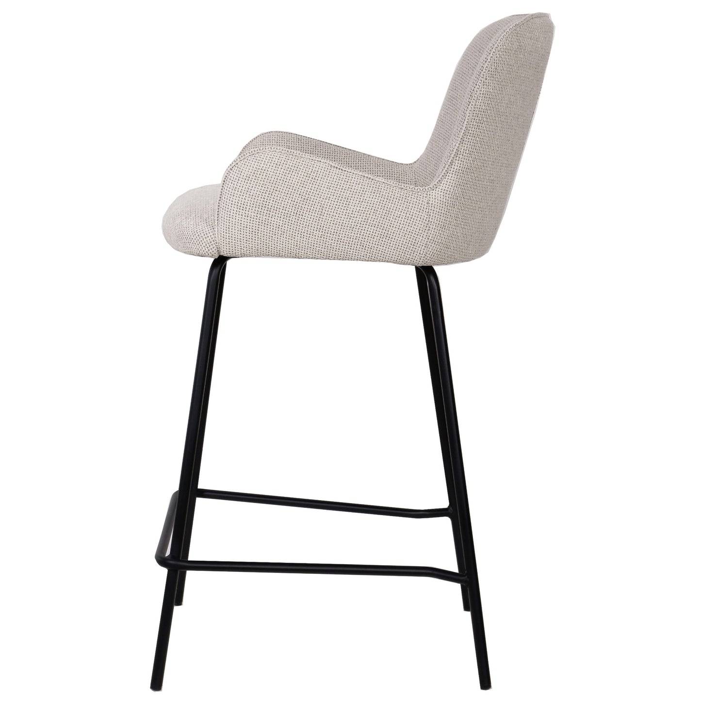 Leander Cream Bar Stool (set of 2)