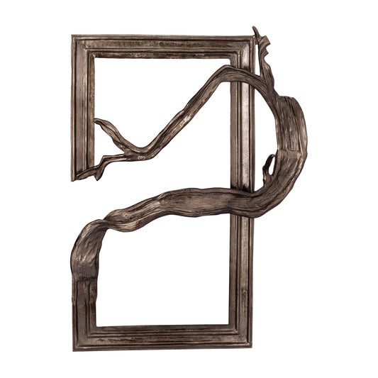 Heleena Zwart Aluminium Wandpaneel Rechthoek 101x99x13 cm