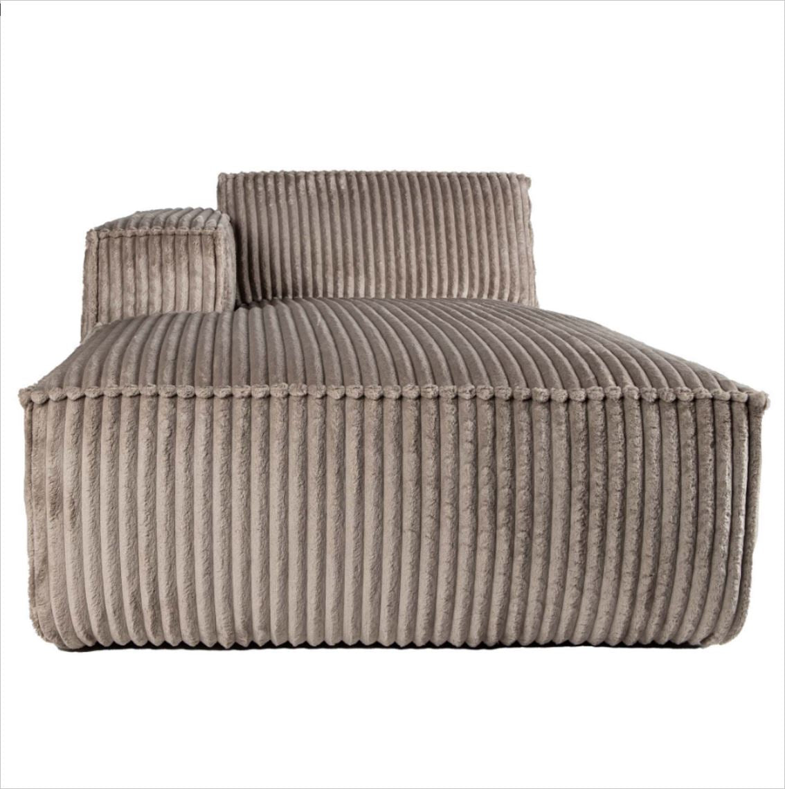 Animo Sofa Chaise Longue Arm Left Texarm Taupe