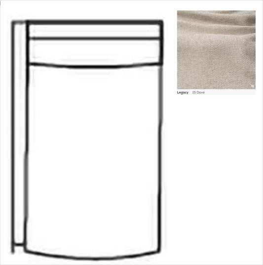 Nilla Sofa Chaise Longue Arm Left SIC Leg Dove