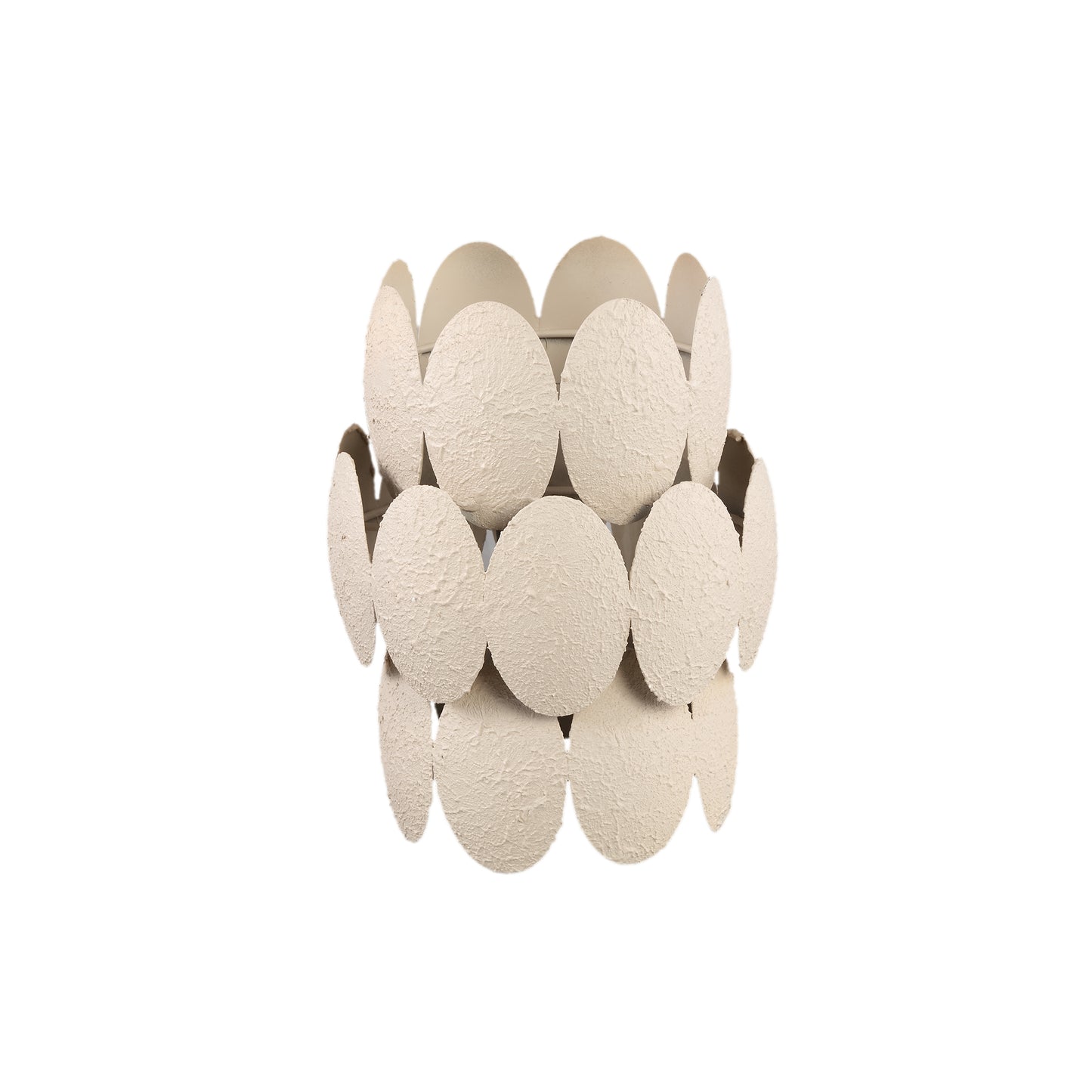 Tiyron Cream Iron Round Stormlight Round Pattern
