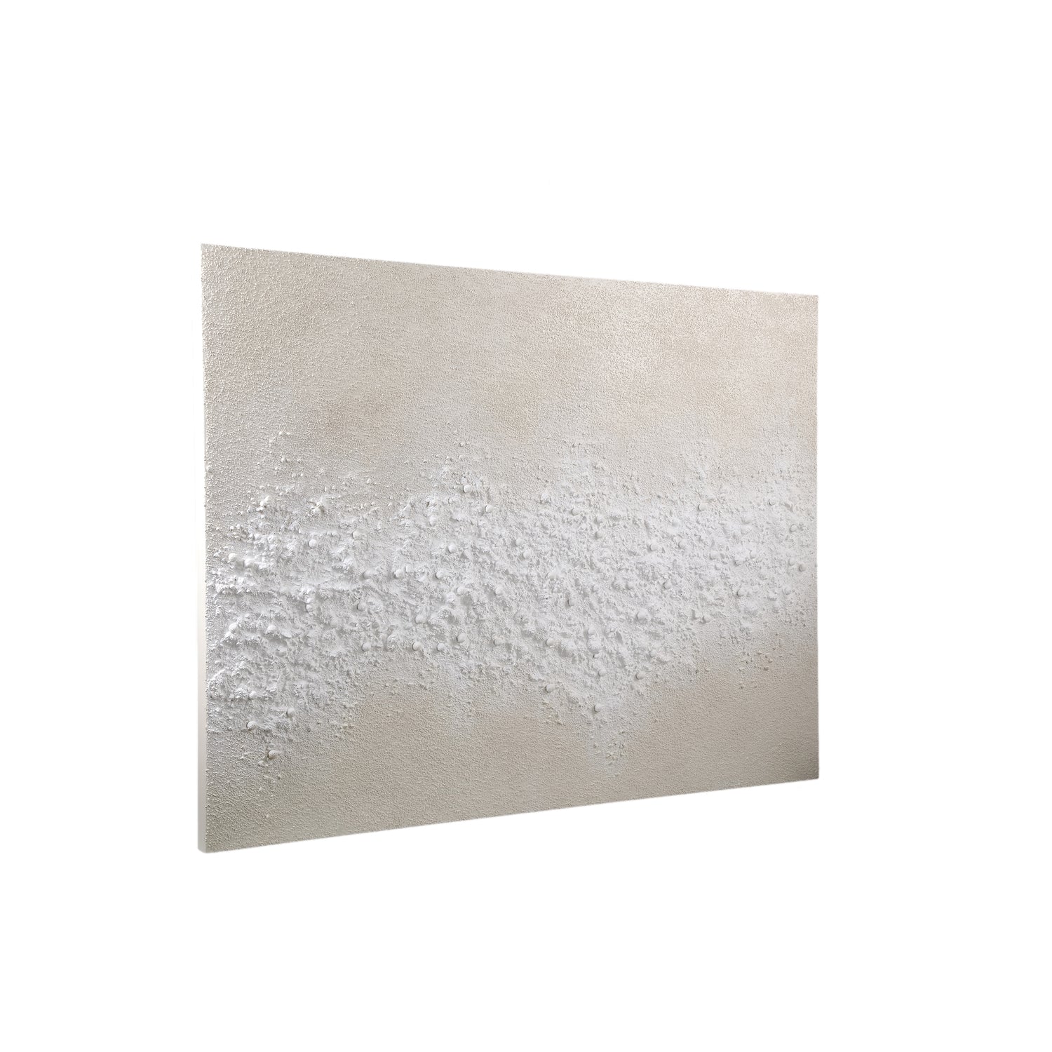 Sheban Natuurlijk Linnen Wandpaneel Golf 120x90x3.5 cm