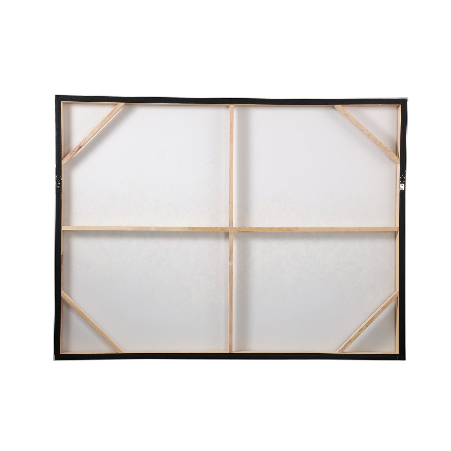 Sheban Natuurlijk Linnen Wandpaneel Golf 120x90x3.5 cm