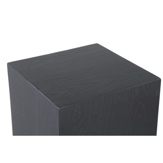 Gustavo Zwart Eikenhout Zuil Set van 2 40x30x30 cm