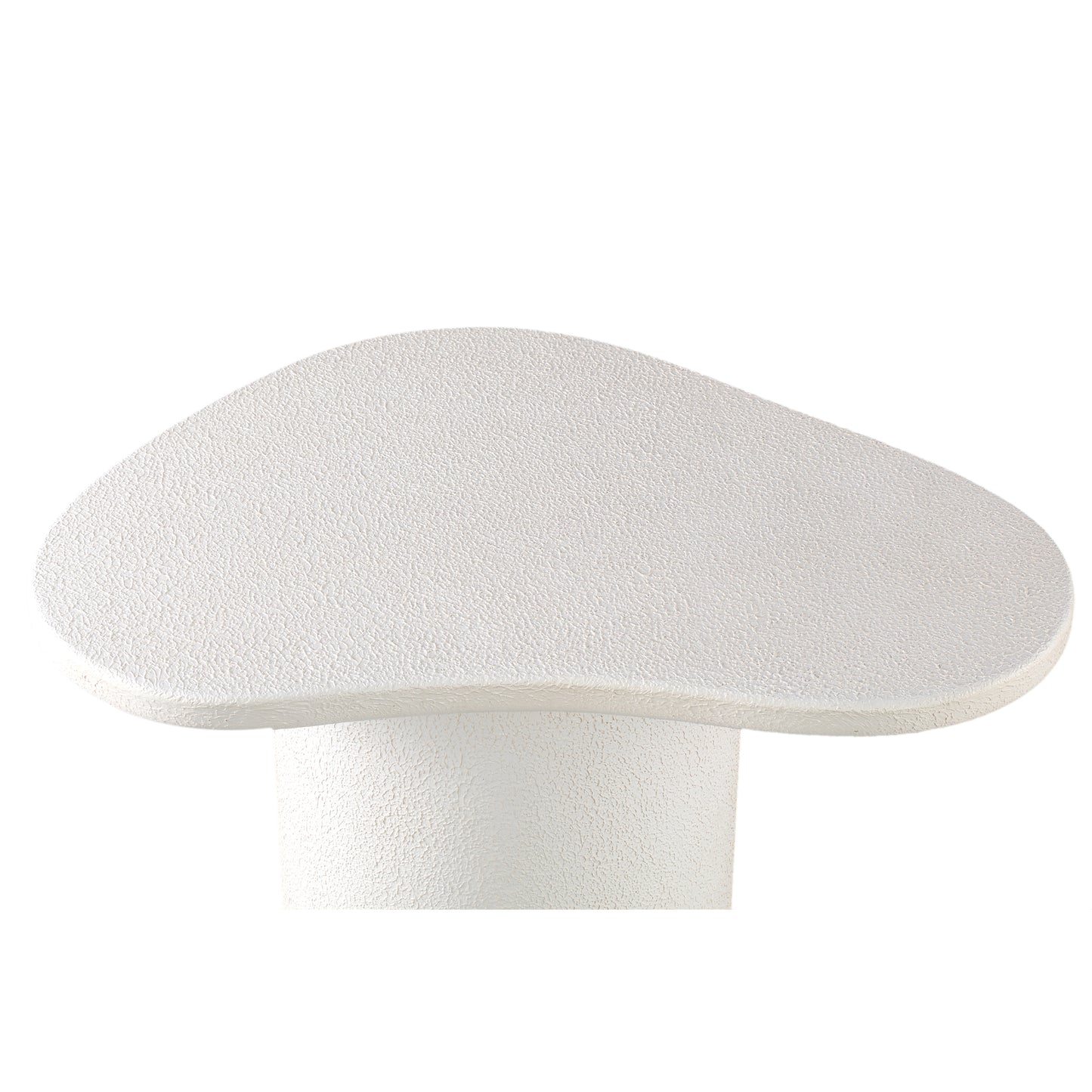 Krysta White Mdf Coffee Table Organic Shape L