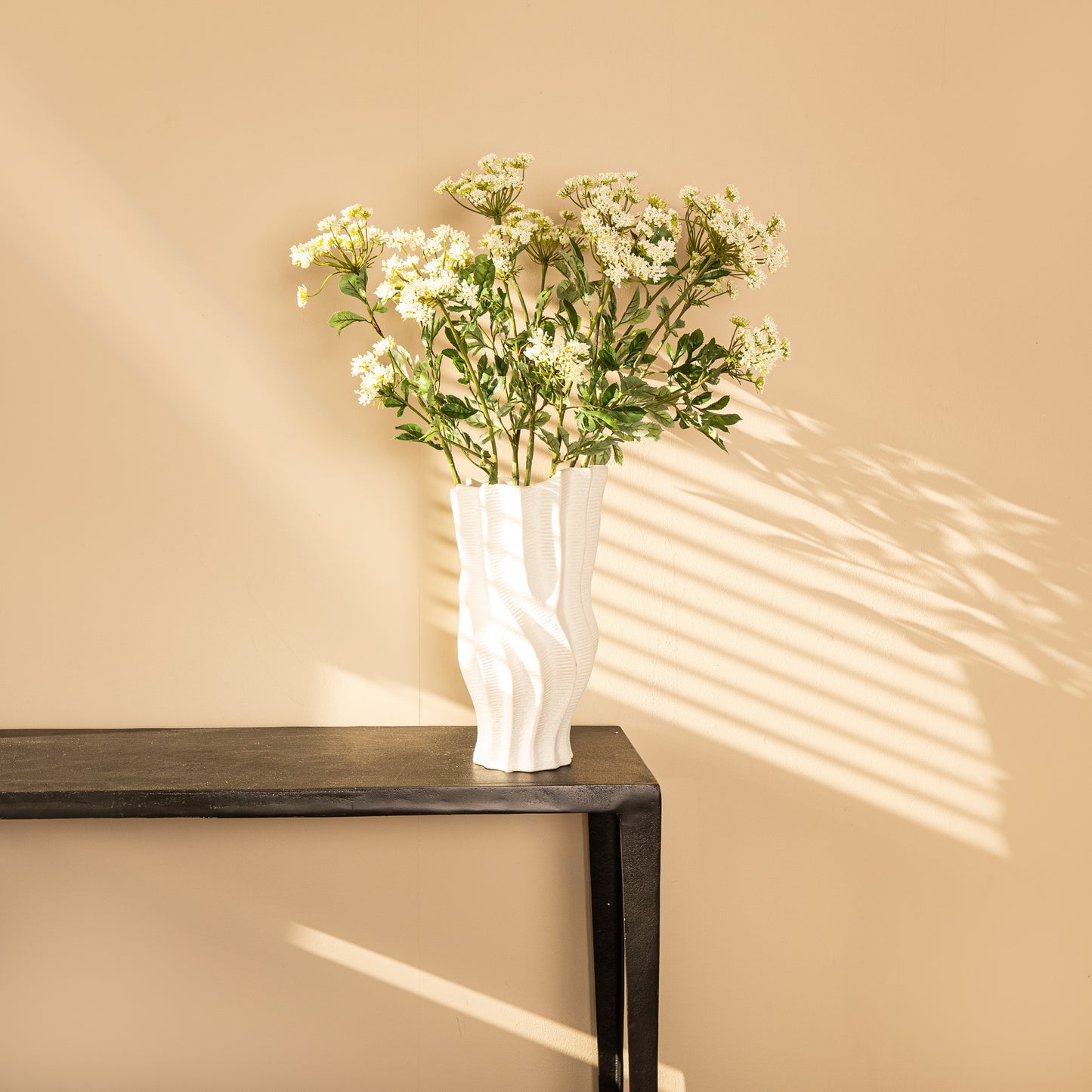 Garden Flower Witte Ammi Majus Spray - Set van 12 74x33x22 cm