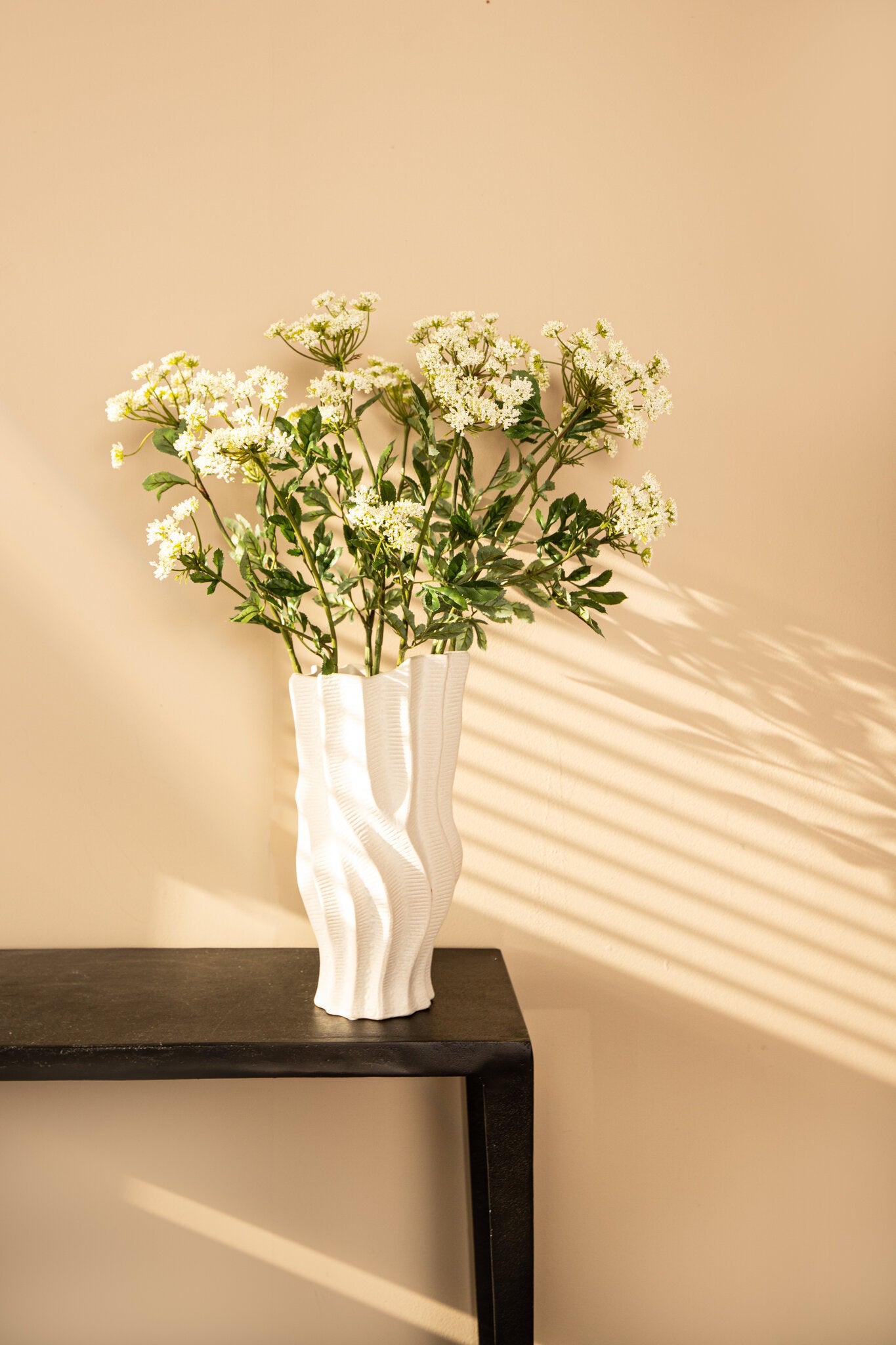 Garden Flower Witte Ammi Majus Spray - Set van 12 74x33x22 cm