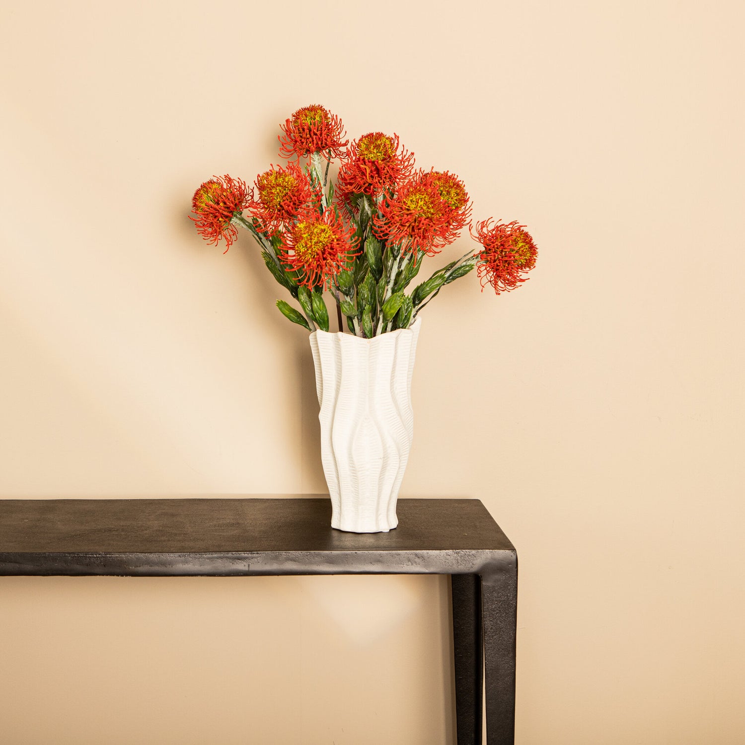 Garden Flower Nutan Oranje Twijg Plant - Set van 12 60x11x11 cm