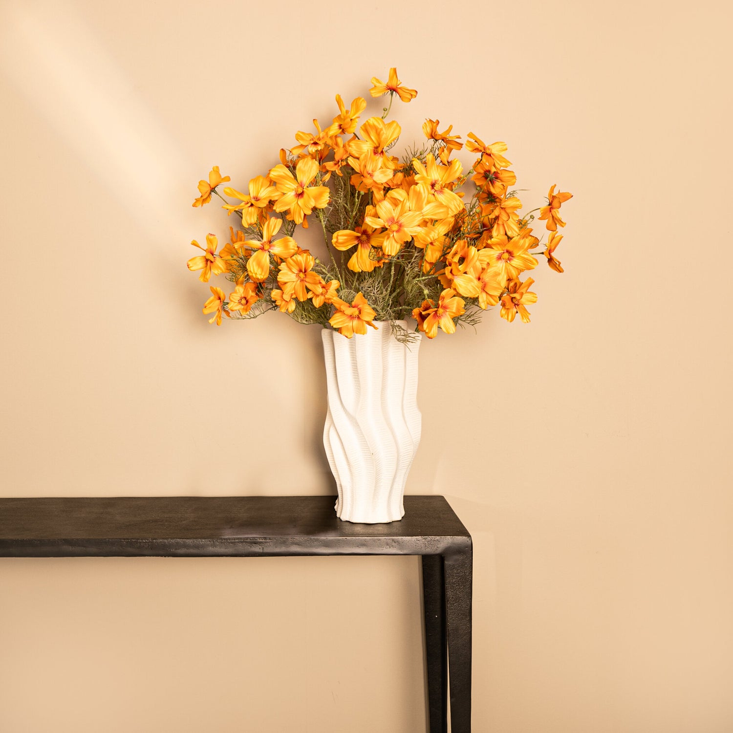 Garden Flower Oranje Cosmos Spray - Set van 12 75x32x21 cm