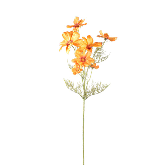 Garden Flower Oranje Cosmos Spray - Set van 12 75x32x21 cm
