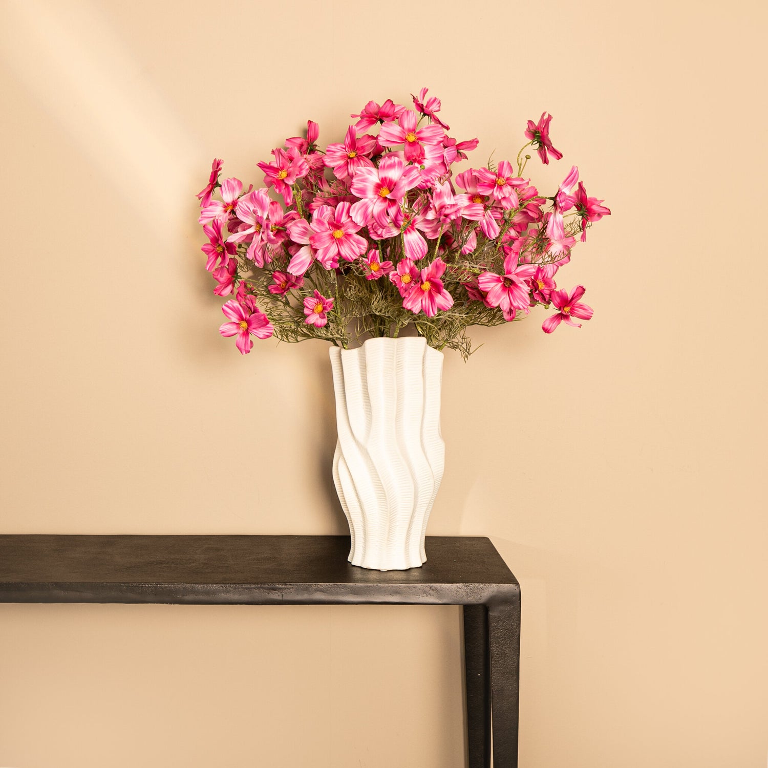 Garden Flower Roze Cosmos Spray - Set van 12 75x32x21 cm