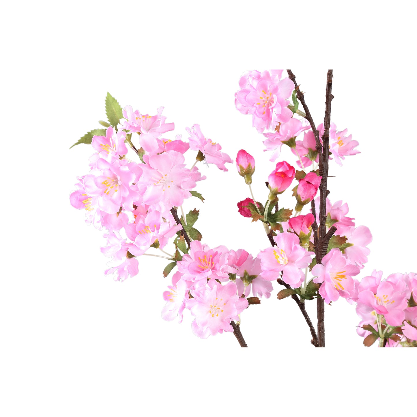 Blossom Flower Roze Pruimenbloesem Spray - Set van 6 112x70x34 cm