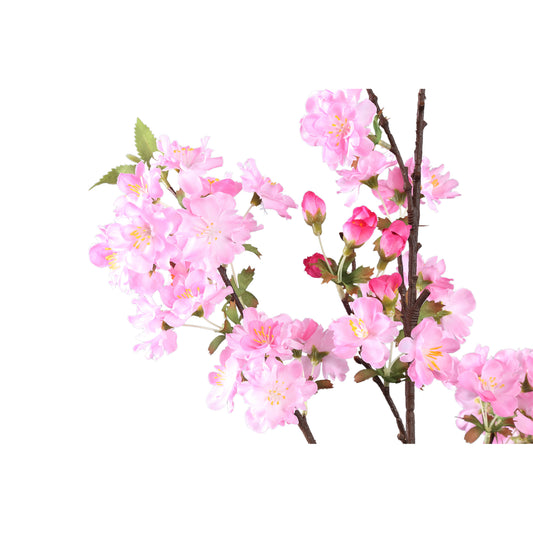Blossom Flower Roze Pruimenbloesem Spray - Set van 6 112x70x34 cm