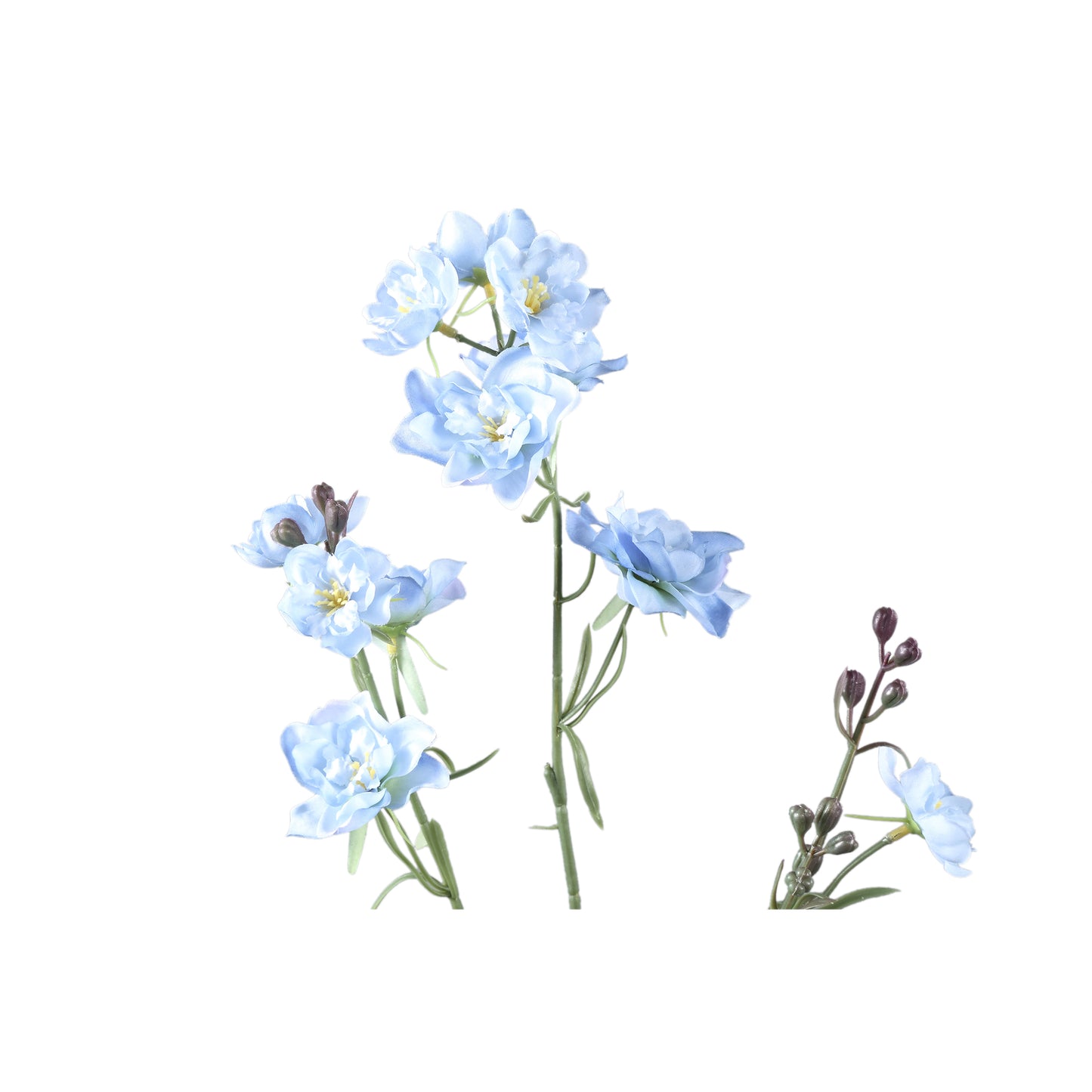 Garden Flower Lichtblauwe Rosa Delphiniumtakken - Set van 12 87x41x23 cm