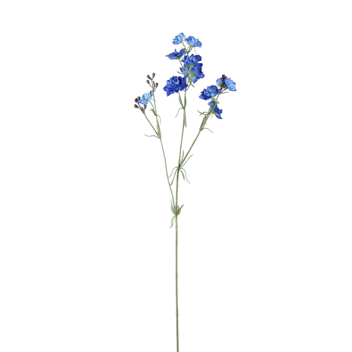 Garden Flower Blauwe Delphinium Spray - Set van 12 87x41x23 cm