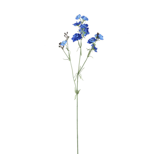 Garden Flower Blauwe Delphinium Spray - Set van 12 87x41x23 cm
