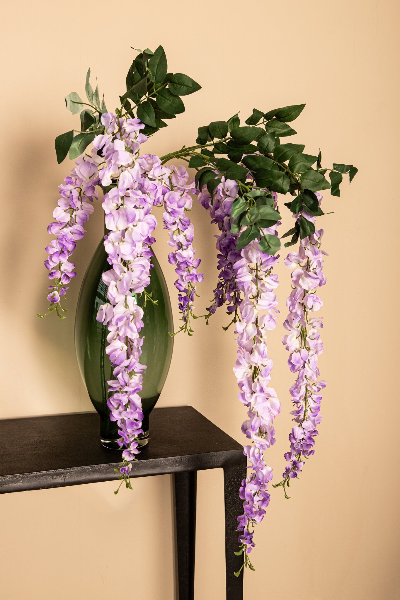 Garden Flower Lavendel Wisteria Spray Bladeren - Set van 12 146x75x42 cm