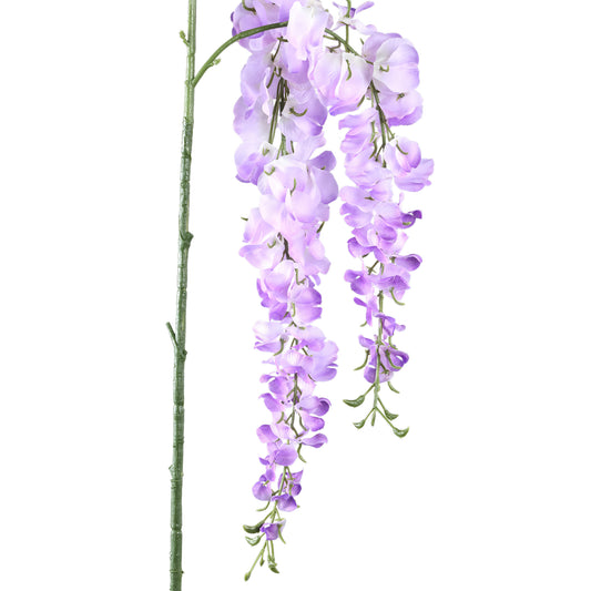 Garden Flower Lavendel Wisteria Spray Bladeren - Set van 12 146x75x42 cm
