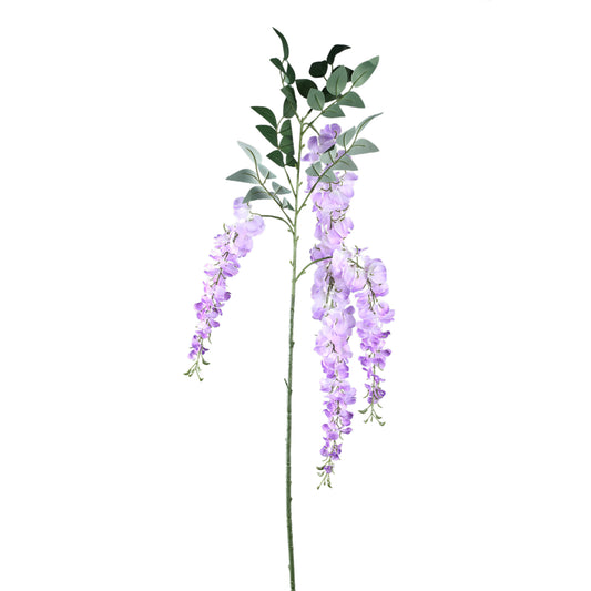 Garden Flower Lavendel Wisteria Spray Bladeren - Set van 12 146x75x42 cm