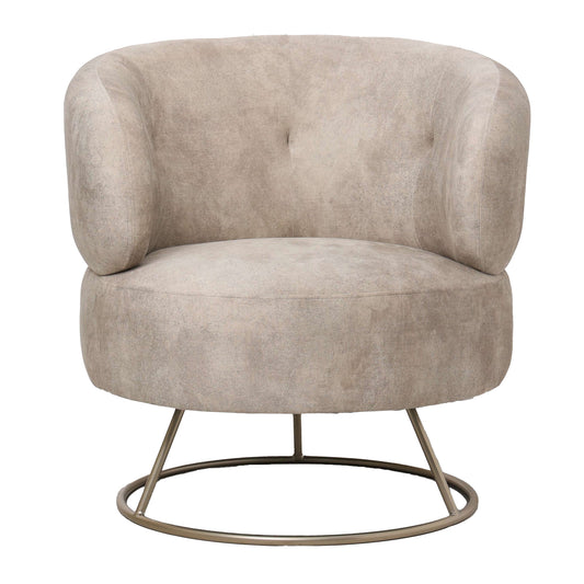 Carice Beige Fauteuil Infinity 2 Beige Gold Base