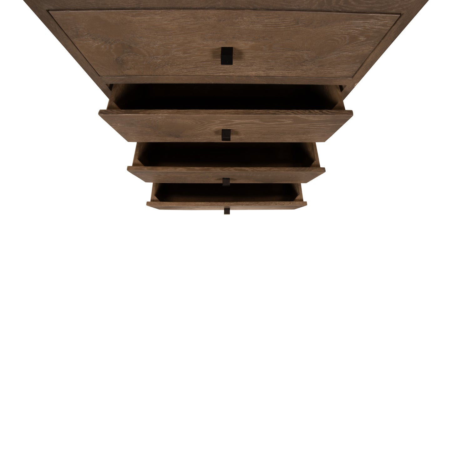 Oak Cabinet Armarium 1 Door 4 Drawers Glay