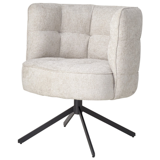 Odin Cream Eetkamerstoel Legacy 15 Dove Black Leg 80x67x73 cm
