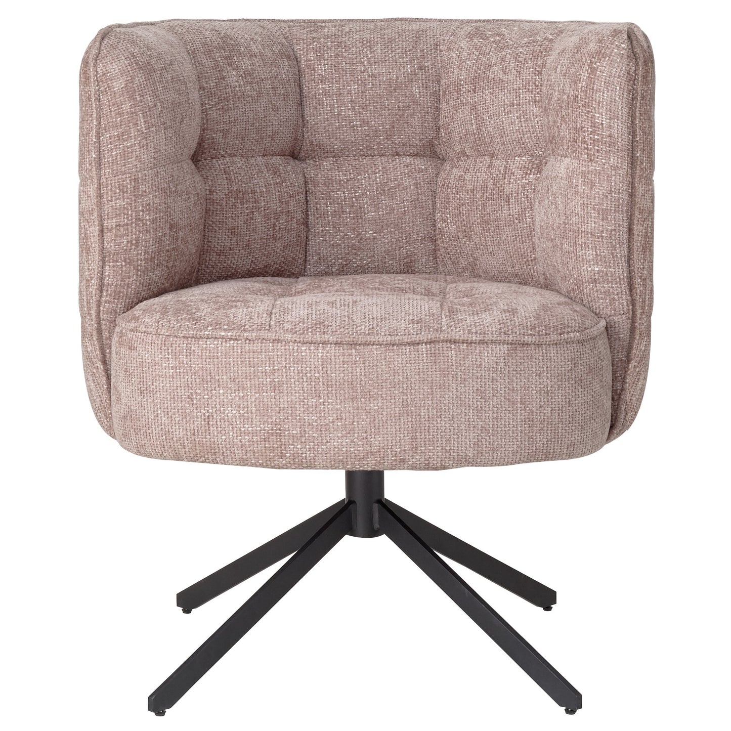 Odin Big Roze Eetkamerstoel Legacy 14 Flamingo met Zwart Onderstel 80x67x73 cm