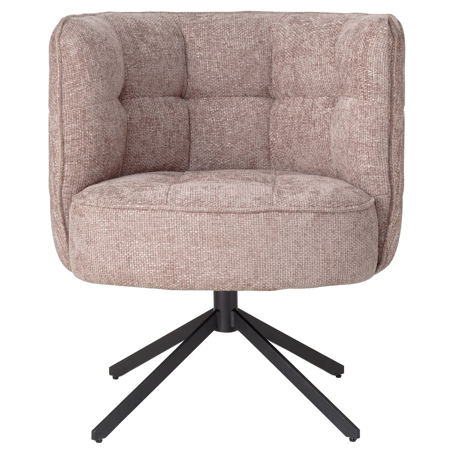 Odin Big Roze Eetkamerstoel Legacy 14 Flamingo met Zwart Onderstel 80x67x73 cm