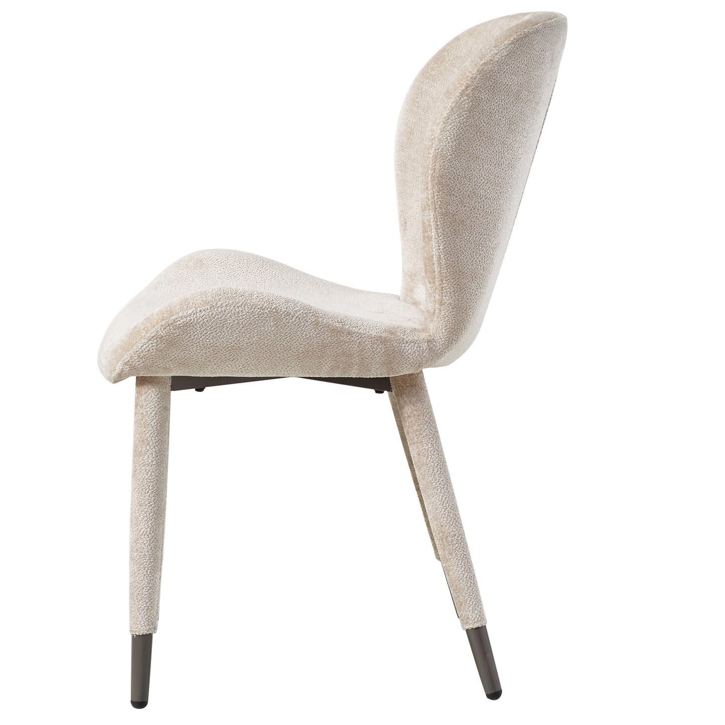 Thor Beige Dining Chair Aphrodite Fabric Leg (set of 2)