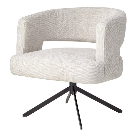 Baldr Crème Eetkamerstoel Legacy 15 Duifzwart Poot 76x74.4x72 cm
