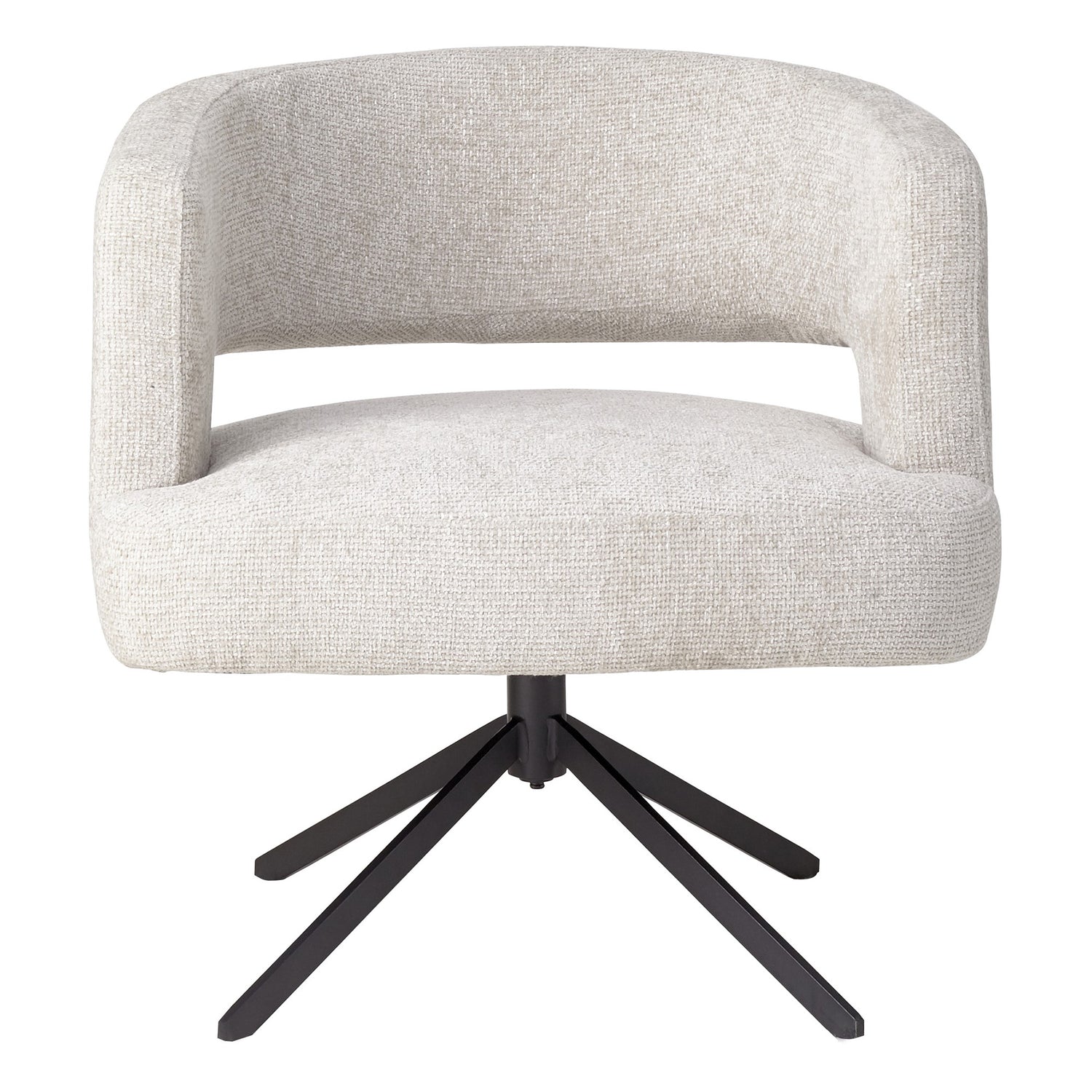 Baldr Crème Eetkamerstoel Legacy 15 Duifzwart Poot 76x74.4x72 cm