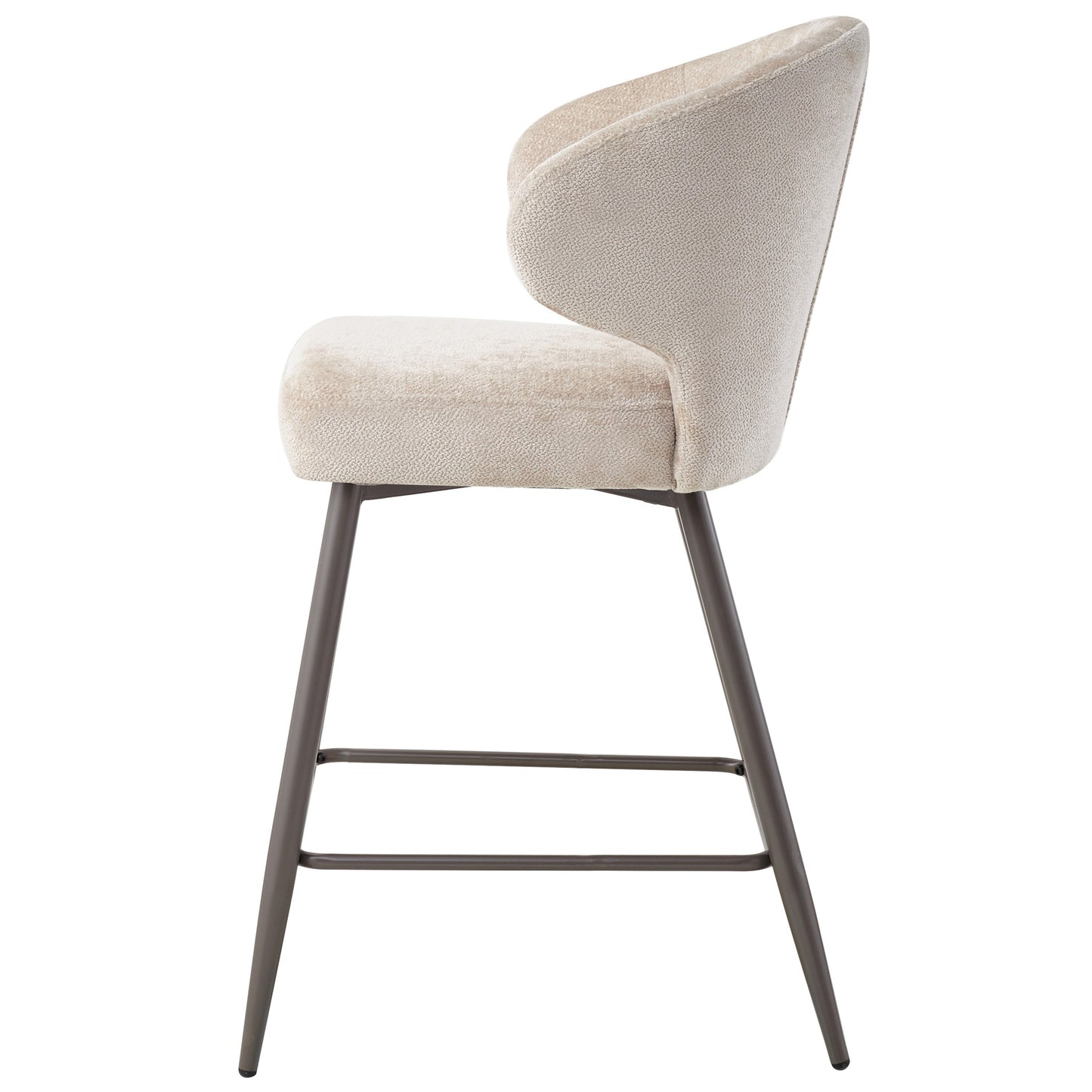 Ares Beige Bar Chair Aphrodite 3 Clay Leg (set of 2)