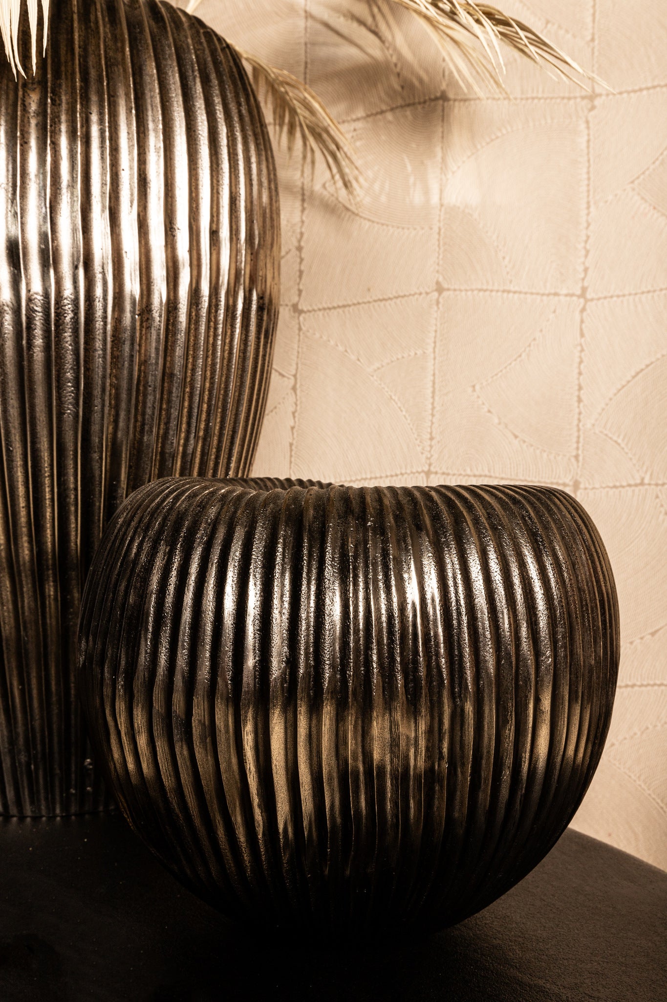 Russel Silver Alu Pot Low Ribbed Small
