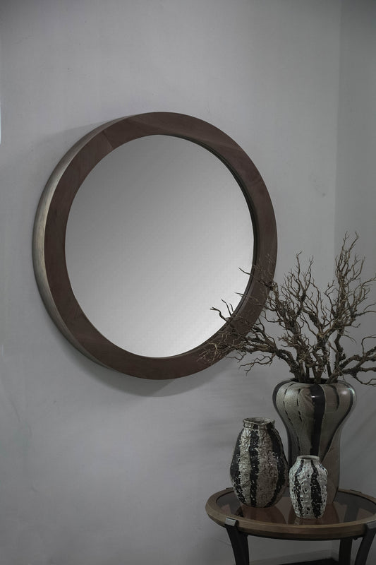 Channel Natural Firwood Veneer Mirror Thick S