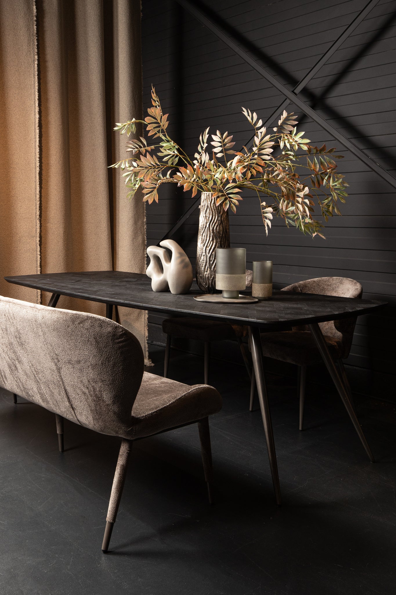 Thor Dining Bench Aphrodite Mocca 7