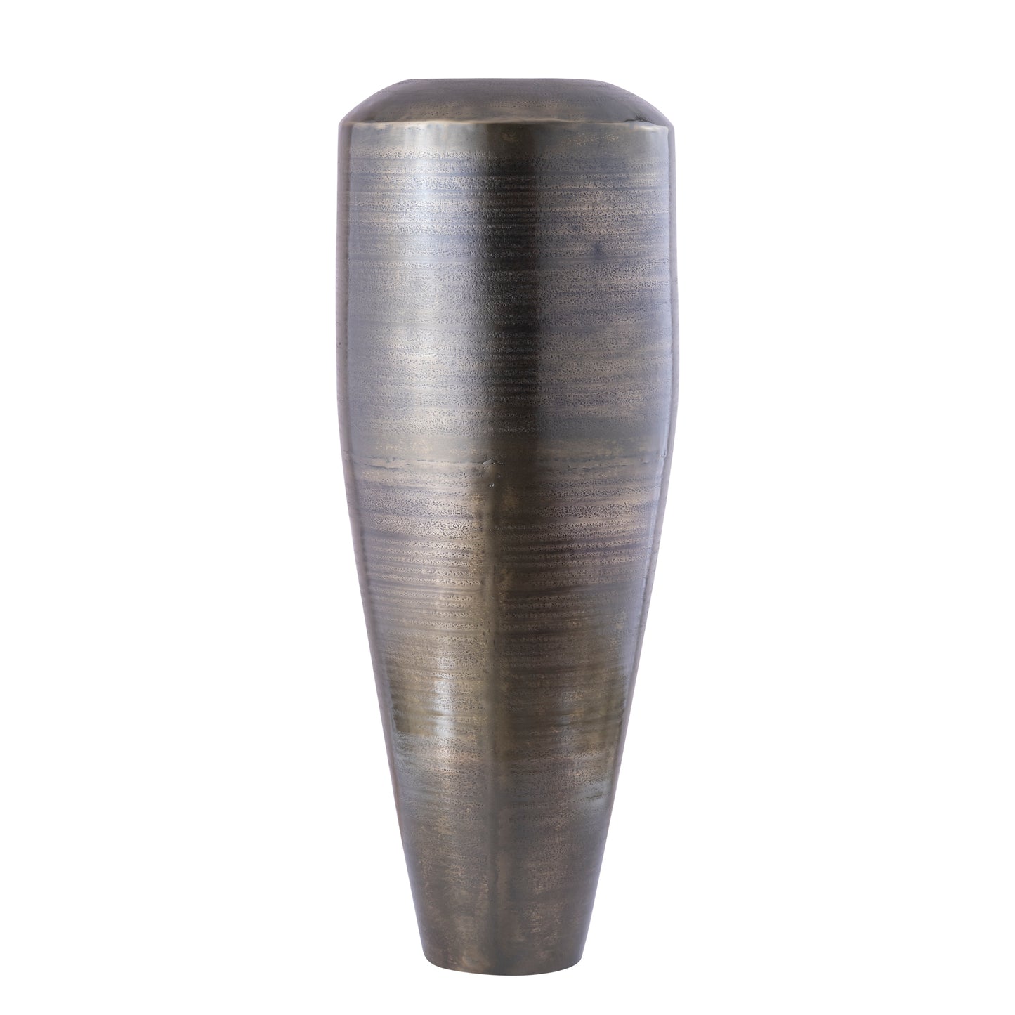 Micheal Grijze Aluminium Pot Hoog Rond L 99x37x37 cm