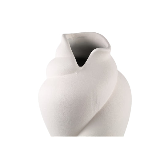Donnella Crème Keramische Pot Set van 2 Stuks - 2 Sets 44x17x16 cm